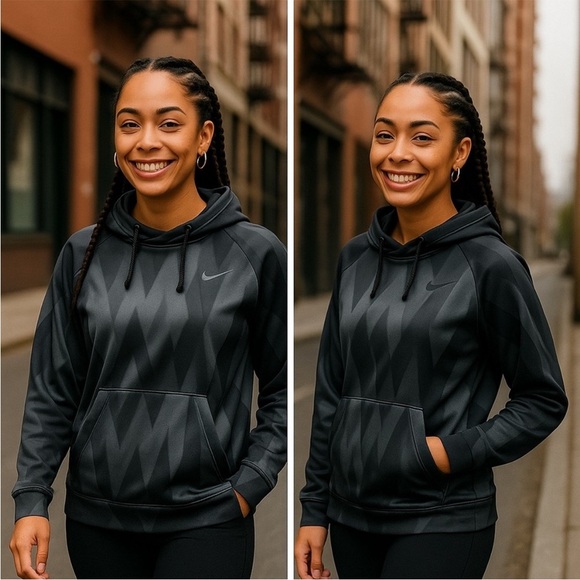 Nike Dri-FIT Women's Gray Hoodie - Picture 5 of 11